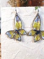 Mariposa florecida.